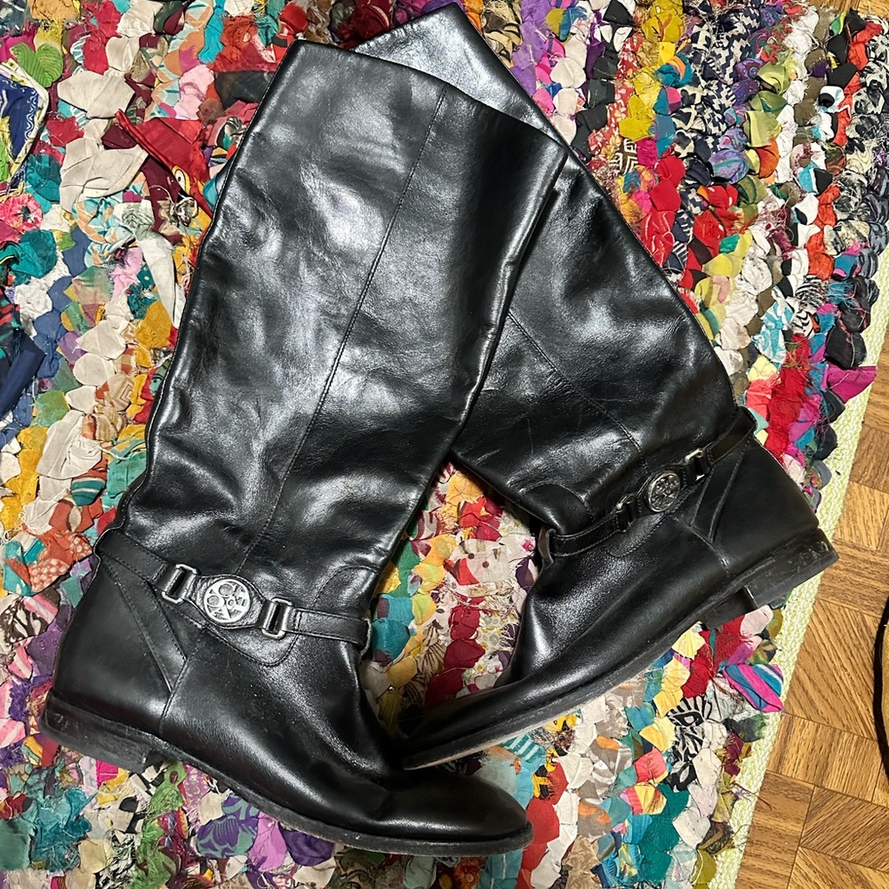 Coach Leather Riidng Boot